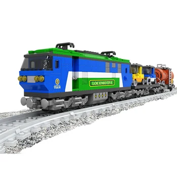 573pcs Train Creator Classical Cargo Trains Blue Locomotive Building Blocks Railway Toys for children gifts Compatible With Toys
573pcs Train Creator Classical Cargo Trains Blue Locomotive Building Blocks Railway Toys for children gifts Compatible With Toys