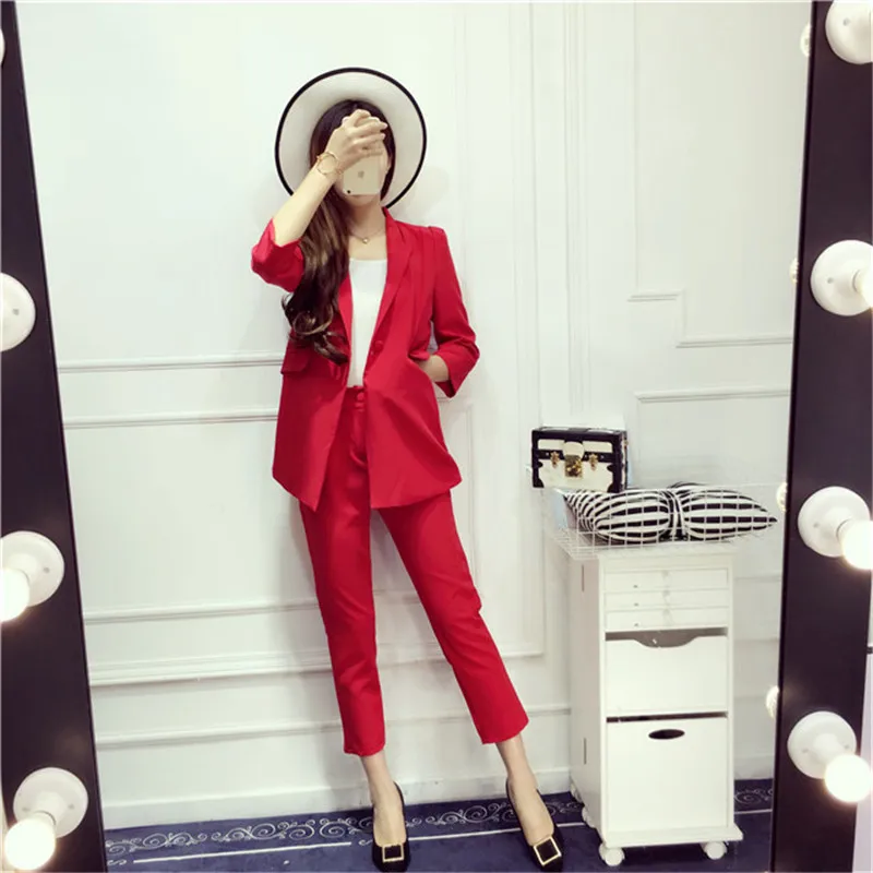 2 piece outfits for women Spring new style temperament Slim business office ladies OL uniform solid color two-piece casual suit
2 piece outfits for women Spring new style temperament Slim business office ladies OL uniform solid color two-piece casual suit