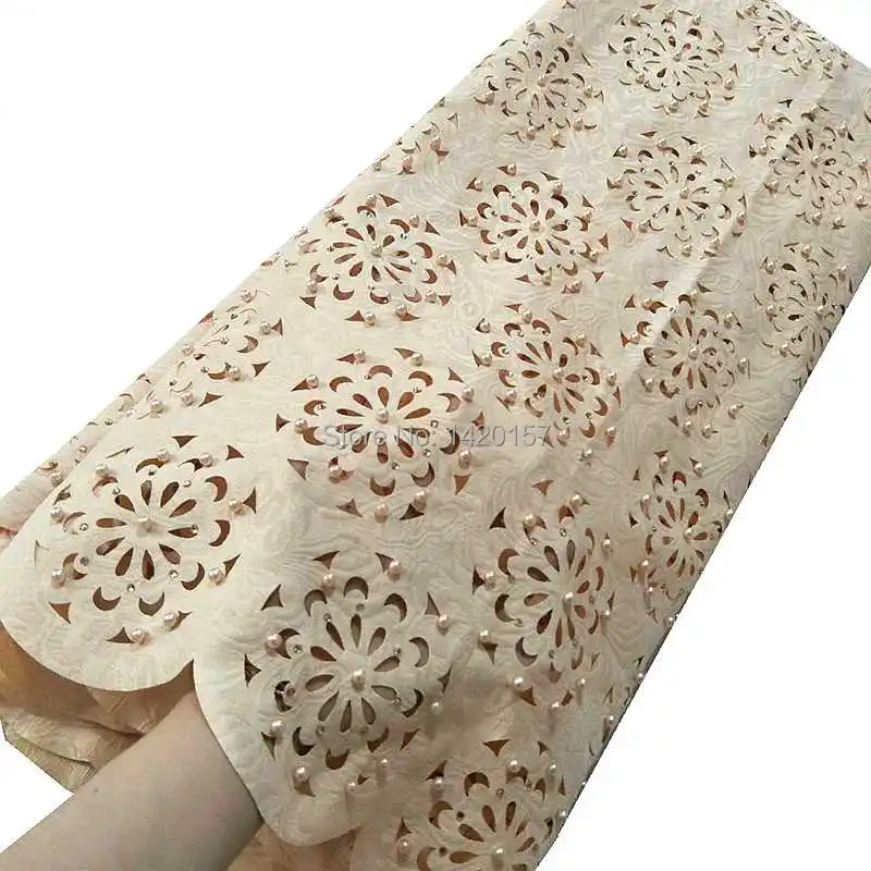 Cream Lovely Korea Handcut Lace Lilac Beaded African Lace Fabric With Allover Cutout Holes Stones High Quality 5 Yards Pink Red
Cream Lovely Korea Handcut Lace Lilac Beaded African Lace Fabric With Allover Cutout Holes Stones High Quality 5 Yards Pink Red