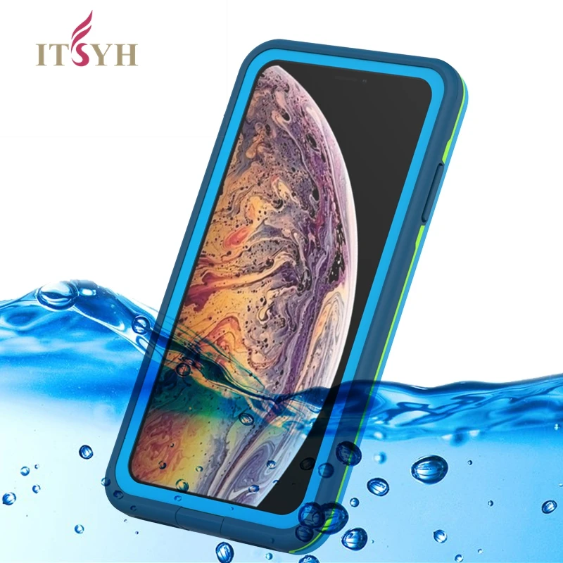 ITSYH For Apple iPhone X Xs Xs Max Xr Waterproof Case Cover Built-in Screen Protector Military Grade Shockproof Cover LZH-036P
ITSYH For Apple iPhone X Xs Xs Max Xr Waterproof Case Cover Built-in Screen Protector Military Grade Shockproof Cover LZH-036P