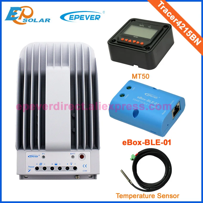solar charge controller mppt 40A with MT50 remote meter BLE function for mobile phone and temperature sensor Tracer4215BN
solar charge controller mppt 40A with MT50 remote meter BLE function for mobile phone and temperature sensor Tracer4215BN