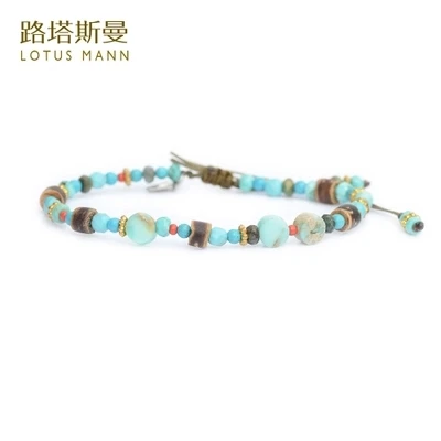 LotusMann Multicolor combination a hoard of imperial blue stone is lap adjustable bracelet
LotusMann Multicolor combination a hoard of imperial blue stone is lap adjustable bracelet