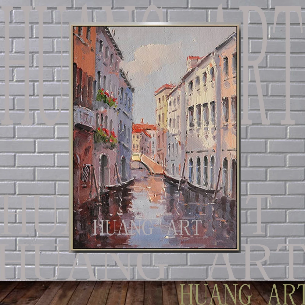 Hotel coffee shop murals lobby club Venice water street handmade Paris street landscape for home decoration painting
Hotel coffee shop murals lobby club Venice water street handmade Paris street landscape for home decoration painting