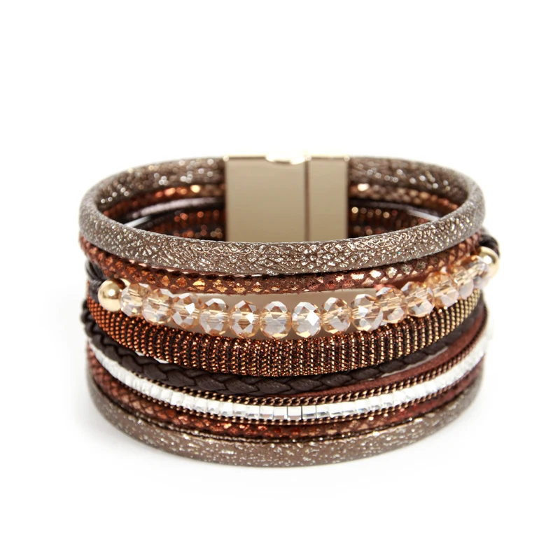 ORNAPEADIA Brand Harajuku style Accessories Jewelry women's bohemia Luxury Quartz Multiple layers Leather bracelet wholesale
ORNAPEADIA Brand Harajuku style Accessories Jewelry women's bohemia Luxury Quartz Multiple layers Leather bracelet wholesale