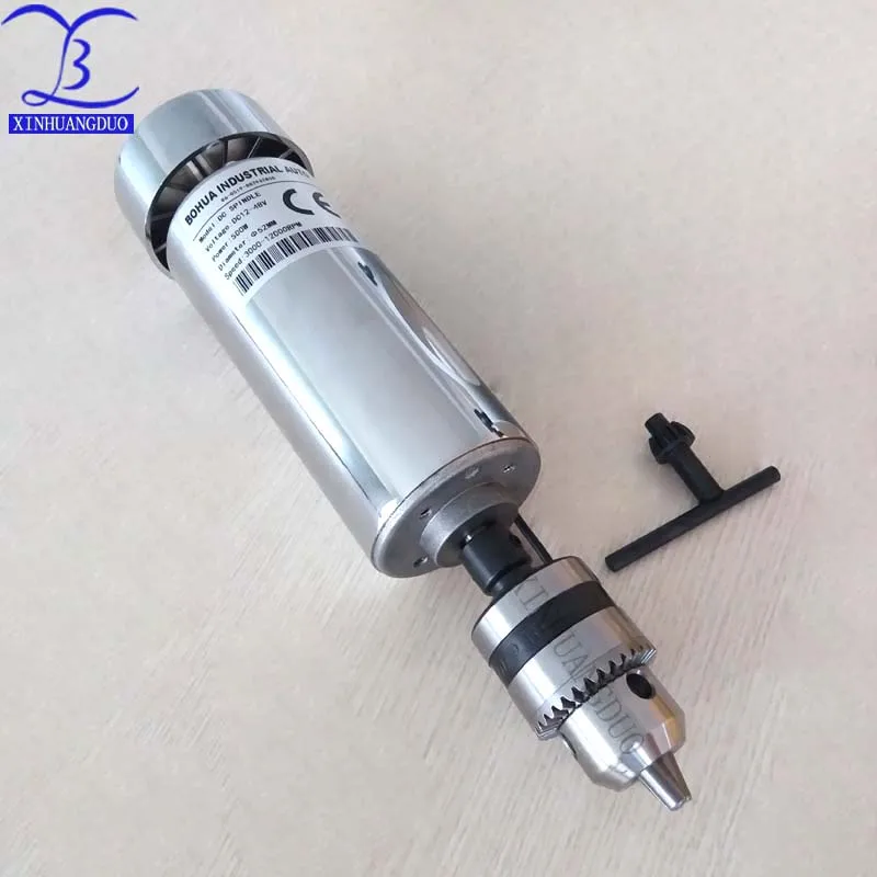 500W DC Spindle motor DC12-48V 12000rpm Engraving milling grind air-cooling Long mouth tightening 1.5mm - 10mm
500W DC Spindle motor DC12-48V 12000rpm Engraving milling grind air-cooling Long mouth tightening 1.5mm - 10mm
