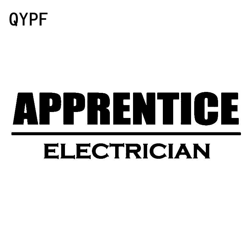 QYPF 18.2cm*5.3cm Mission Runway APPRENTICE ELECTRICIAN Rising Letter Adaptation Block Design Vinyl Car Sticker Decal C18-0982
QYPF 18.2cm*5.3cm Mission Runway APPRENTICE ELECTRICIAN Rising Letter Adaptation Block Design Vinyl Car Sticker Decal C18-0982