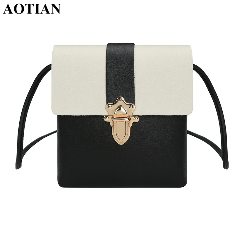 AOTIAN Fashion Women Leather Plug Lock Hit Color Shoulder Bags Messenger Bag Coin Purse Torebka damska Phone Bag Handbag A30
AOTIAN Fashion Women Leather Plug Lock Hit Color Shoulder Bags Messenger Bag Coin Purse Torebka damska Phone Bag Handbag A30
