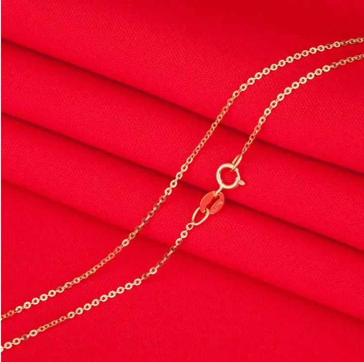 Gvbori 18k Gold Chain 1.2ram 18inches Super Shinny Necklace for jewelry,O Word Lowest price gift certificate Romantic
Gvbori 18k Gold Chain 1.2ram 18inches Super Shinny Necklace for jewelry,O Word Lowest price gift certificate Romantic
