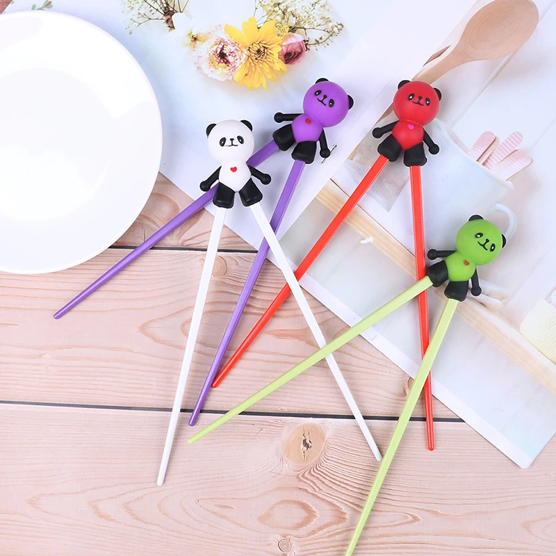 1 Pair Silicone Cartoon Panda Helper Chopstick Children Baby Learning Training Chopsticks Beginner Easy Use
1 Pair Silicone Cartoon Panda Helper Chopstick Children Baby Learning Training Chopsticks Beginner Easy Use