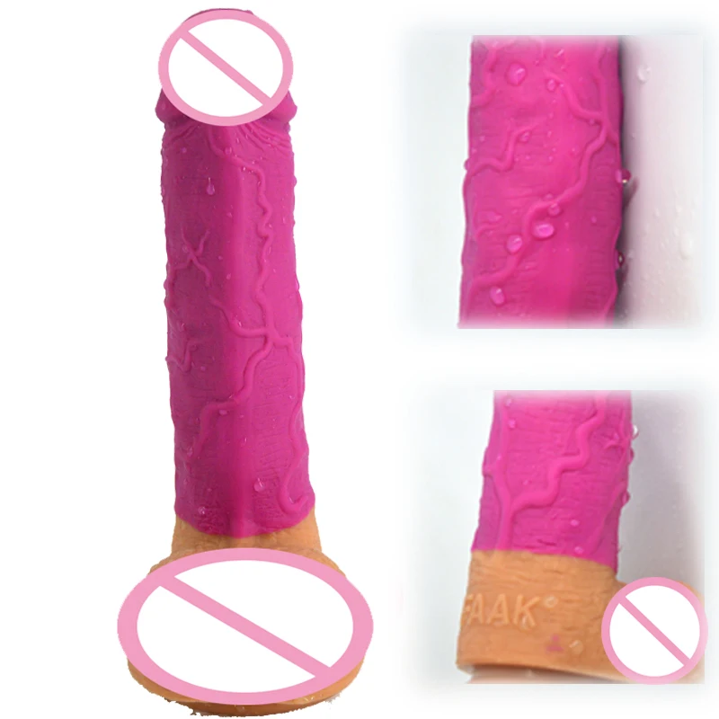 New Product Medical Silicone Dildo For Woman Masturbation Insert Vagina Anus Adult Game Flirting Realistic Penis sex toy