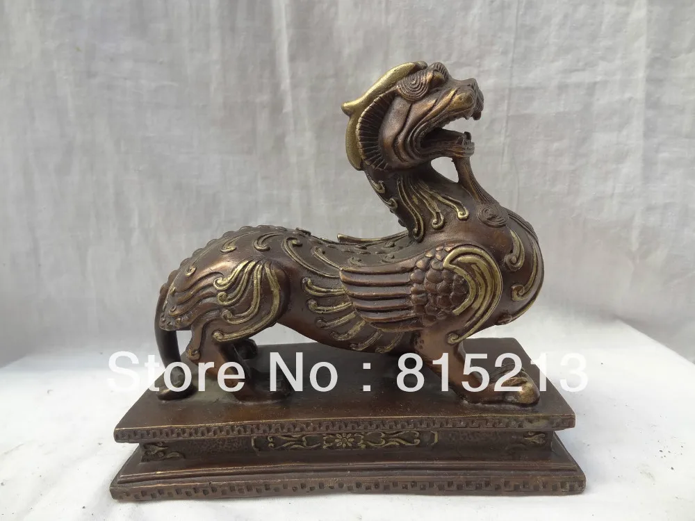 wang 000295 China Chinese Pure Bronze Gilt Sculpture Fly Dragon Phoenix Unicorn Sheep Statue
wang 000295 China Chinese Pure Bronze Gilt Sculpture Fly Dragon Phoenix Unicorn Sheep Statue