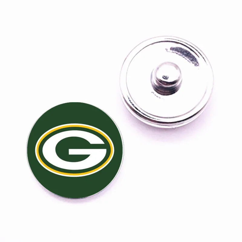 Round 18mm Glass Football Sports Team Green Bay Snap Button Charms Fit DIY Snap Button Bracelet & Necklace & Earrings Jewelry
Round 18mm Glass Football Sports Team Green Bay Snap Button Charms Fit DIY Snap Button Bracelet & Necklace & Earrings Jewelry