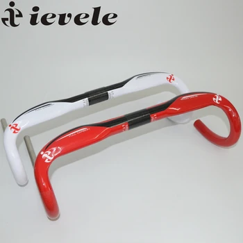 ievele Ultralight Full Carbon Fibre Road Handlebar 31.8mm Bent Bar Handlebar External Wiring Road Bicycle Hand Bar 400/420/440mm 
ievele Ultralight Full Carbon Fibre Road Handlebar 31.8mm Bent Bar Handlebar External Wiring Road Bicycle Hand Bar 400/420/440mm