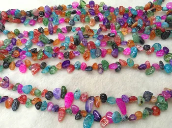 Batch 5strands 16" Natural agate - bead - chip stone - teadrop-freeform-nuggets-cracked veins jewelry 8-12mm
Batch 5strands 16" Natural agate - bead - chip stone - teadrop-freeform-nuggets-cracked veins jewelry 8-12mm