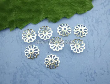 4000Pcs Wholesale Beads Caps Hollow Flower DIY Silver Plated Jewelry Making Charms Findings Component 8.5x1.5mm
4000Pcs Wholesale Beads Caps Hollow Flower DIY Silver Plated Jewelry Making Charms Findings Component 8.5x1.5mm