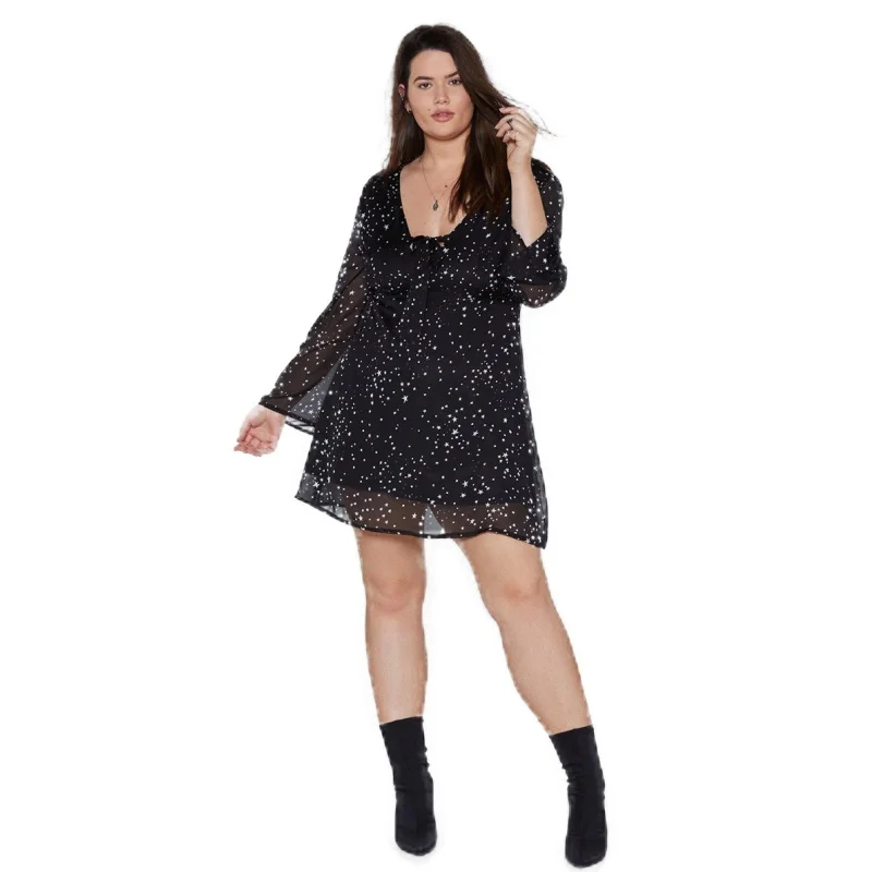 Kissmilk Plus Size Low Heart Collar Butterfly Button Horn Sleeve Long Sleeve Print Dress Long
Kissmilk Plus Size Low Heart Collar Butterfly Button Horn Sleeve Long Sleeve Print Dress Long