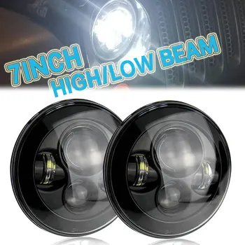 2pcs Led Headlight 7 Inch 75W 35W Hi-Lo beam 5000lms 3000lm Moto Bike Jeep Wrangler 1997-2016 Lada Niva Offroad 4x4
2pcs Led Headlight 7 Inch 75W 35W Hi-Lo beam 5000lms 3000lm Moto Bike Jeep Wrangler 1997-2016 Lada Niva Offroad 4x4