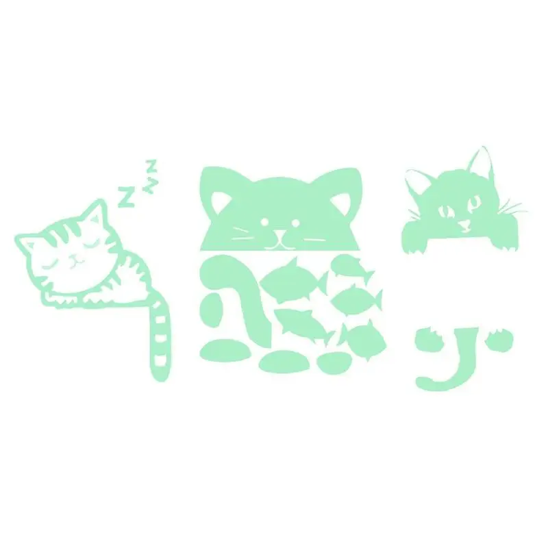 Luminous Switch Sticker Cat Glow in the Dark Wall Stickers for Kids Bedoom Decoration Home Decor Sticker Cat Decals Luminous Switch Sticker Cat Glow in the Dark Wall Stickers for Kids Bedoom Decoration Home Decor Sticker Cat Decals