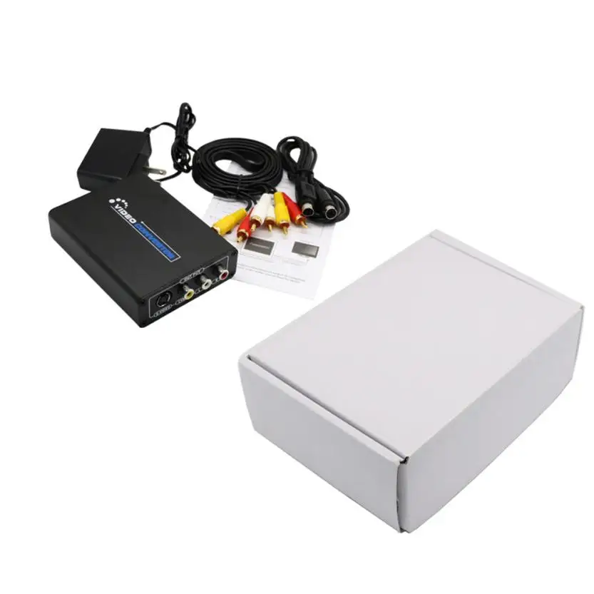 HIPERDEAL цифровые кабели аудио видео кабель HDMI к 3RCA AV CVBS композитный и S R / L конвертер