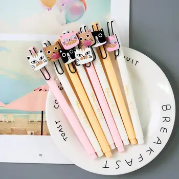 4 pcs/lot 0.5 mm Square Cat Meow Gel Pen Ink Pen Promotional Gift Stationery School & Office Supply
4 pcs/lot 0.5 mm Square Cat Meow Gel Pen Ink Pen Promotional Gift Stationery School & Office Supply