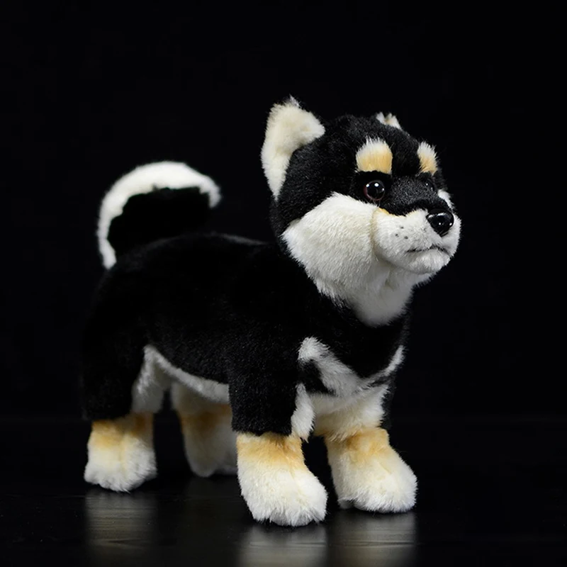 28cm Shiba Inu Real Life Plush Standing Japanese Black Dog Pet Doll Soft Lifelike Stuffed Animal Cute Kids Toys Christmas Gifts
28cm Shiba Inu Real Life Plush Standing Japanese Black Dog Pet Doll Soft Lifelike Stuffed Animal Cute Kids Toys Christmas Gifts