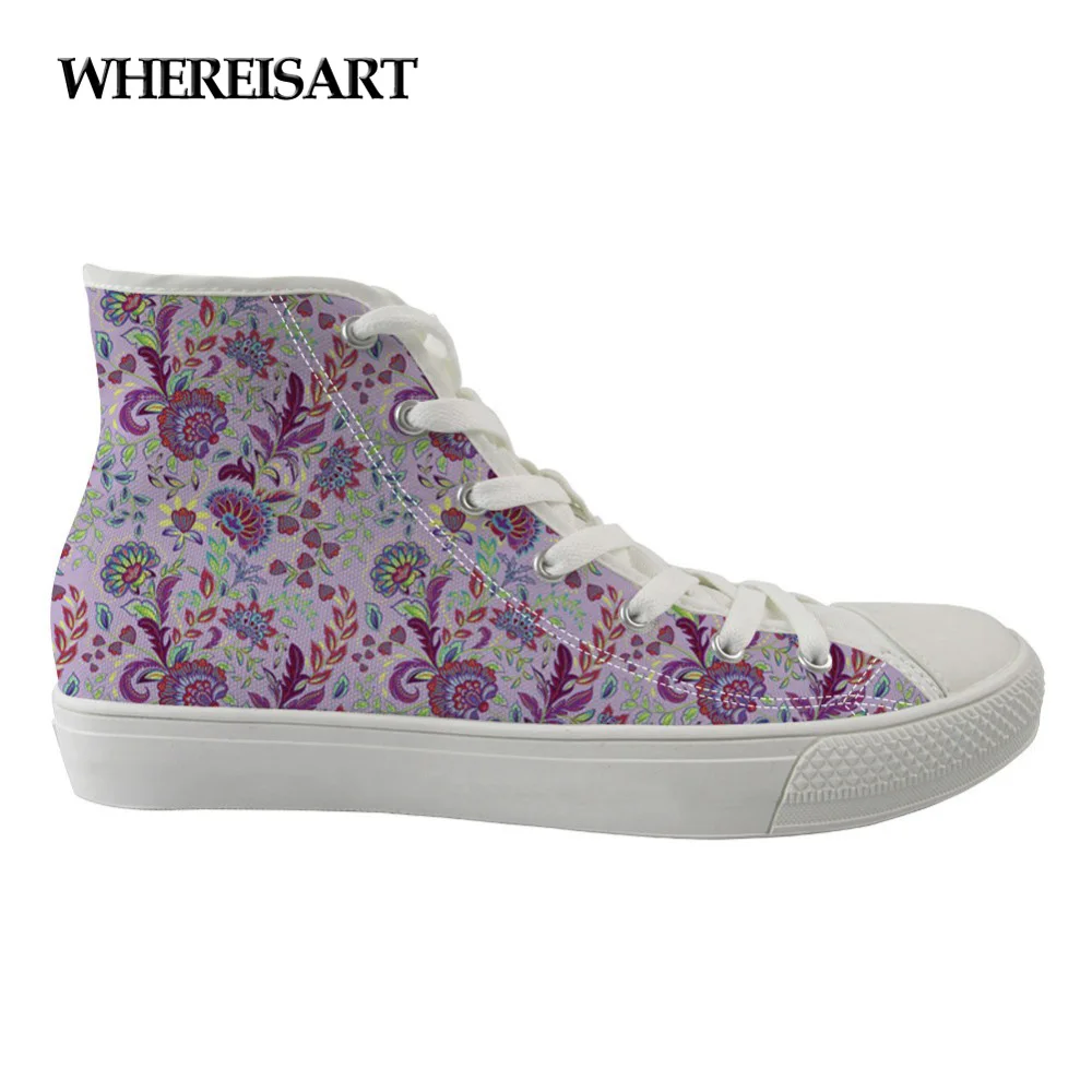 WHEREISART Fashion Ladies High Top Vulcanize Shoes 3D Bohemian Flower Brand Spring Summer Women's Sneakers Casual Flats Zapatos
WHEREISART Fashion Ladies High Top Vulcanize Shoes 3D Bohemian Flower Brand Spring Summer Women's Sneakers Casual Flats Zapatos