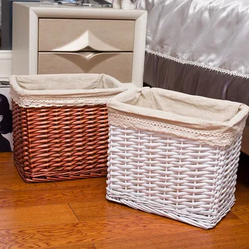 Handmade Wicker Woven Square Storage Basket Cotton Fabric laundry basket Creative home linen Clothes toys organizer mx01221026
Handmade Wicker Woven Square Storage Basket Cotton Fabric laundry basket Creative home linen Clothes toys organizer mx01221026