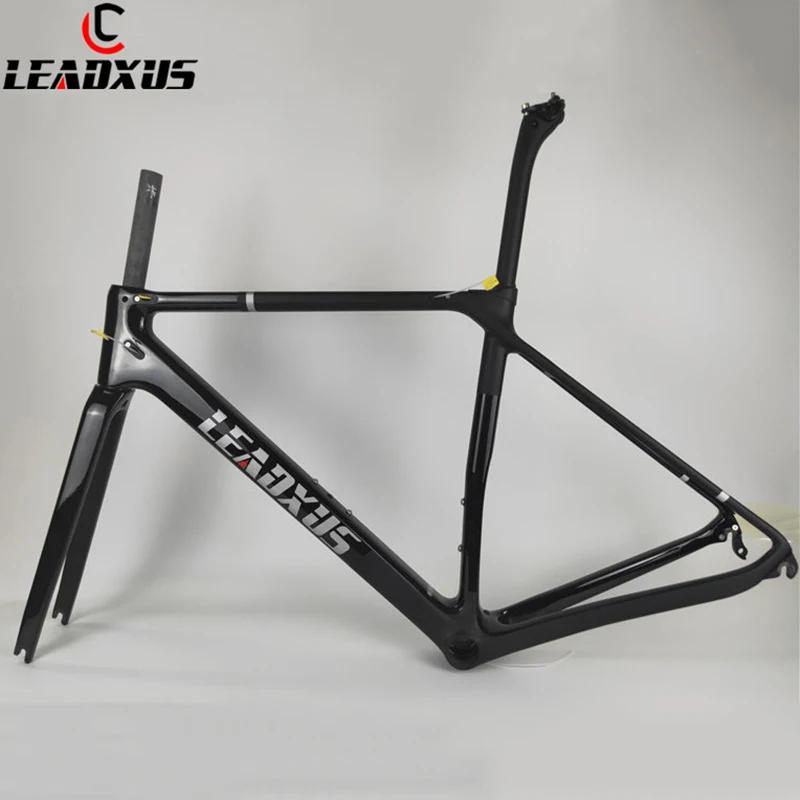 Leadxus Lam200 Super Light Carbon Frame T800 Carbon Fiber Road Bike Frame Glossy & Matte Carbon Bicycle Frame Size Xs,s,m,l
Leadxus Lam200 Super Light Carbon Frame T800 Carbon Fiber Road Bike Frame Glossy & Matte Carbon Bicycle Frame Size Xs,s,m,l