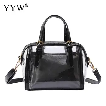 Transparent Handbag Female Fashion Mini Girl Messnage Women'S Bag 2pcs bolsas Shoulder Bags Black Tote Soft Daybag Jelly Color
Transparent Handbag Female Fashion Mini Girl Messnage Women'S Bag 2pcs bolsas Shoulder Bags Black Tote Soft Daybag Jelly Color
