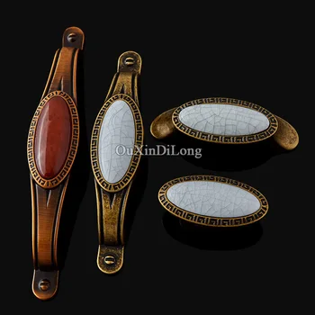 2PCS Ceramic Crack Door Handles European Antique Furniture Handle Cupboard Drawer Pulls Kitchen Cabinet Handles and Knobs
2PCS Ceramic Crack Door Handles European Antique Furniture Handle Cupboard Drawer Pulls Kitchen Cabinet Handles and Knobs