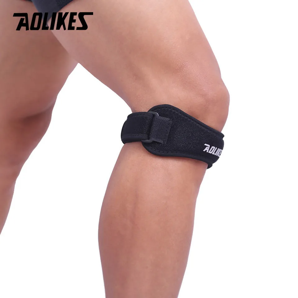 AOLIKES 1 шт. регулируемая опора для колена коленной чашечки обертка стабилизатор