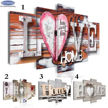 5D Diamond Painting home sweet home DIY full Square Rhinestone Pasting home Decor 3d Diamond Embroidery Mosaic Painting 5pcs
5D Diamond Painting home sweet home DIY full Square Rhinestone Pasting home Decor 3d Diamond Embroidery Mosaic Painting 5pcs
