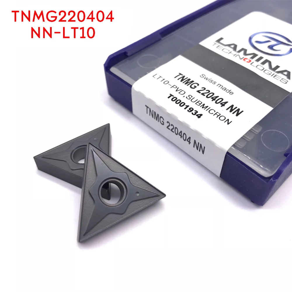 10PCS TNMG220404 NN LT10 External Turning Tool Carbide insert CNC blade carbide insert Machining center