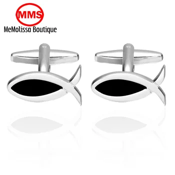 MeMolissa hot classic black fish cufflinks French shirts cufflinks wholesale
MeMolissa hot classic black fish cufflinks French shirts cufflinks wholesale