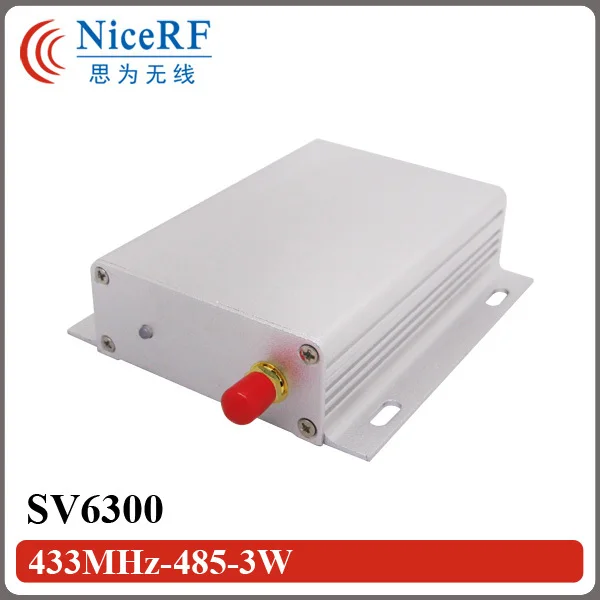 SV6300 3W +35dBm High Power 470MHz RS485 Interface 6KM Ultra Long Distance Si4432 FSK Wireless Transceiver Module
SV6300 3W +35dBm High Power 470MHz RS485 Interface 6KM Ultra Long Distance Si4432 FSK Wireless Transceiver Module