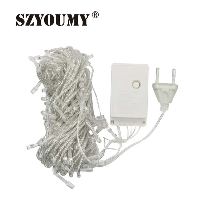 SZYOUMY Led String Light 10M 100 LED 110V/220V Holiday Fairy String Lights for Christmas Festival Party Outdoor Decoration
SZYOUMY Led String Light 10M 100 LED 110V/220V Holiday Fairy String Lights for Christmas Festival Party Outdoor Decoration