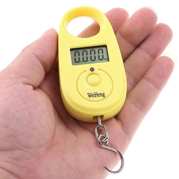25kg*5g Mini Digital Scale Portable Hanging Luggage Scale Accurate Fishing Weighing Scale Pocket Weighing Balance LCD Display
25kg*5g Mini Digital Scale Portable Hanging Luggage Scale Accurate Fishing Weighing Scale Pocket Weighing Balance LCD Display