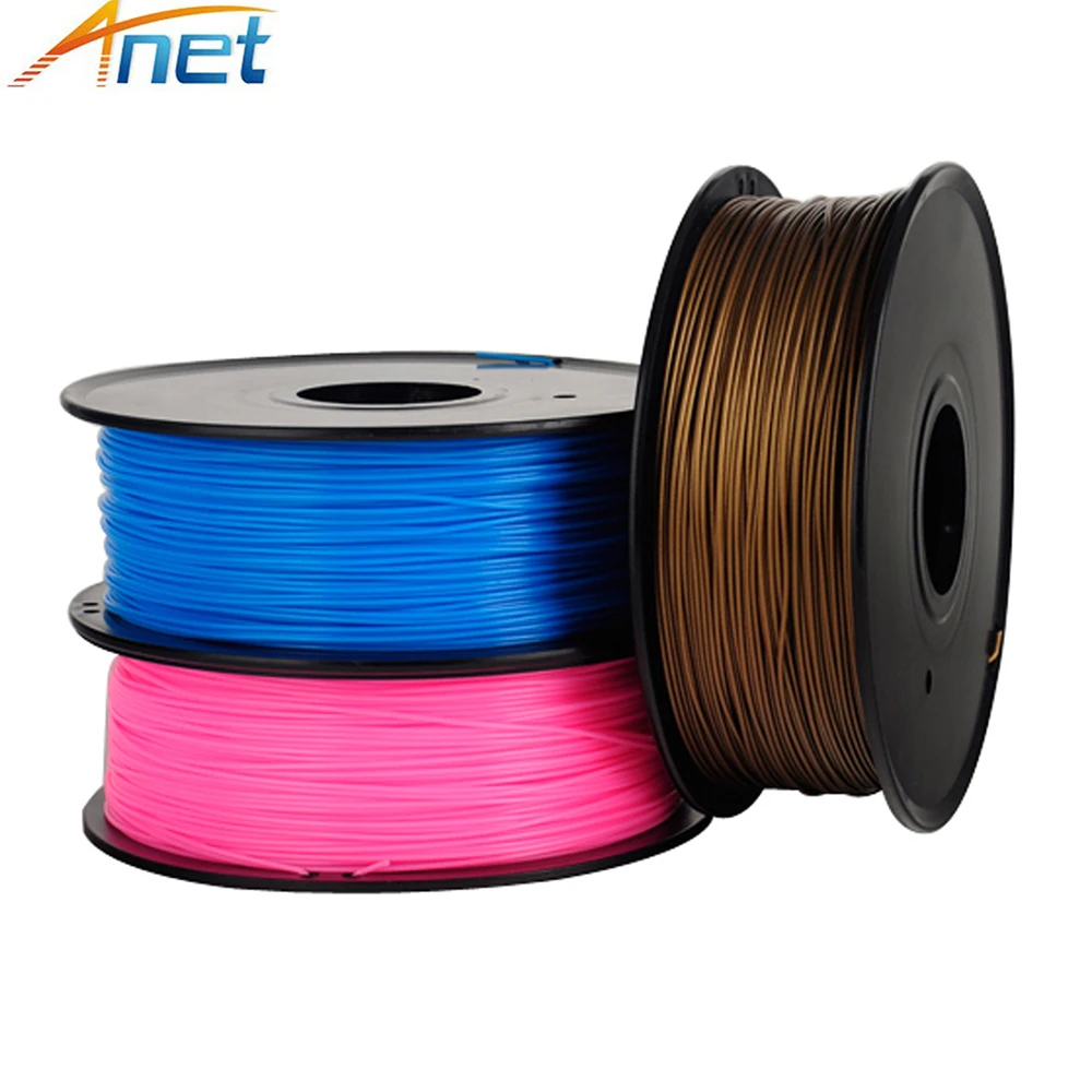 

Anet 3D Printer Filament PLA ABS 1.75mm 0.5kg/1kg Filaments Plastic Rubber Consumables Material for 3D Printer Accessories
