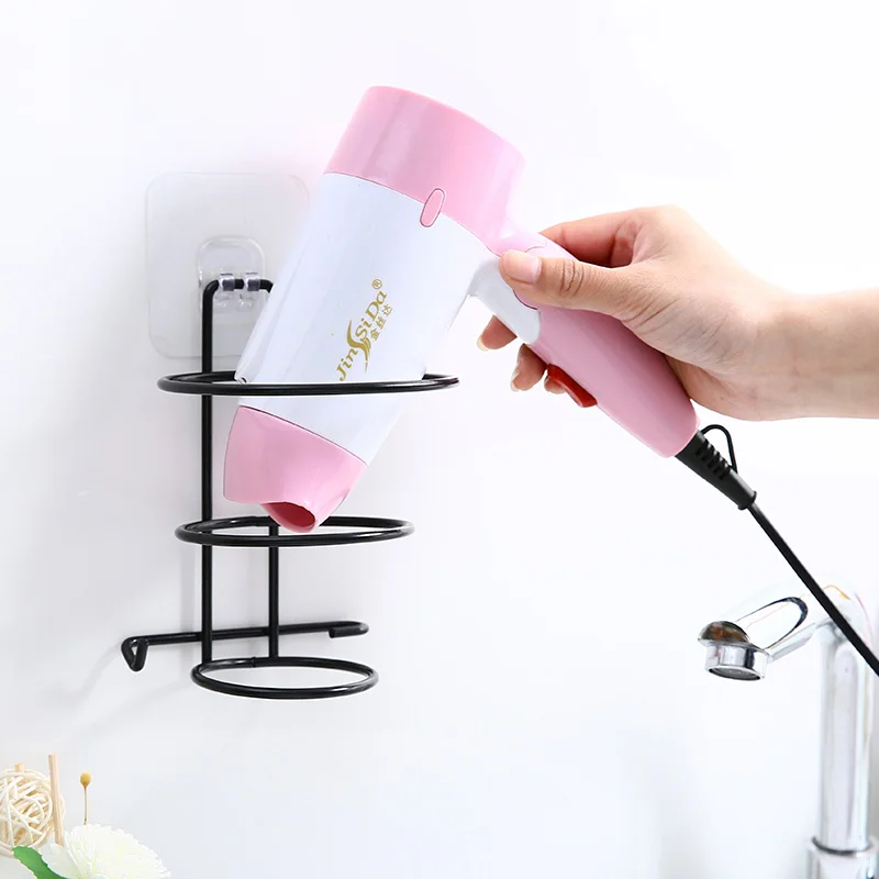 New Iron Bathroom Accessory Storage Rack Wall Mounted Type Hair Dryer Holder Stand Women Drier Comb Holder Rack Stand Set
New Iron Bathroom Accessory Storage Rack Wall Mounted Type Hair Dryer Holder Stand Women Drier Comb Holder Rack Stand Set