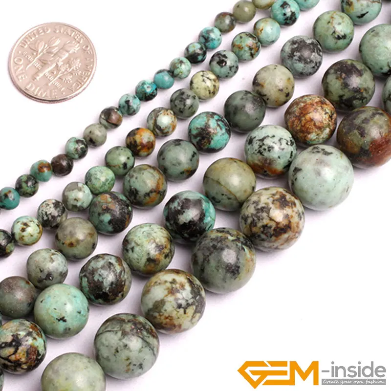 Natural Green Africa Turquoises Stone Round Beads For Jewelry Making Strand 15" DIY Bracelet Necklace Jewelry Loose Beads
Natural Green Africa Turquoises Stone Round Beads For Jewelry Making Strand 15" DIY Bracelet Necklace Jewelry Loose Beads