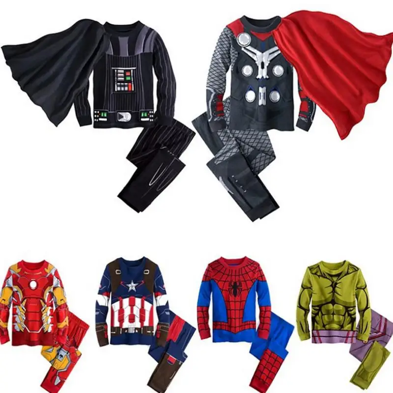 2019 Rushed Boys Spring And Autumn Avengers Marvel Superhero Iron Man Captain America Spiderman Long Sleeves Pajamas Suit 1-7y
2019 Rushed Boys Spring And Autumn Avengers Marvel Superhero Iron Man Captain America Spiderman Long Sleeves Pajamas Suit 1-7y