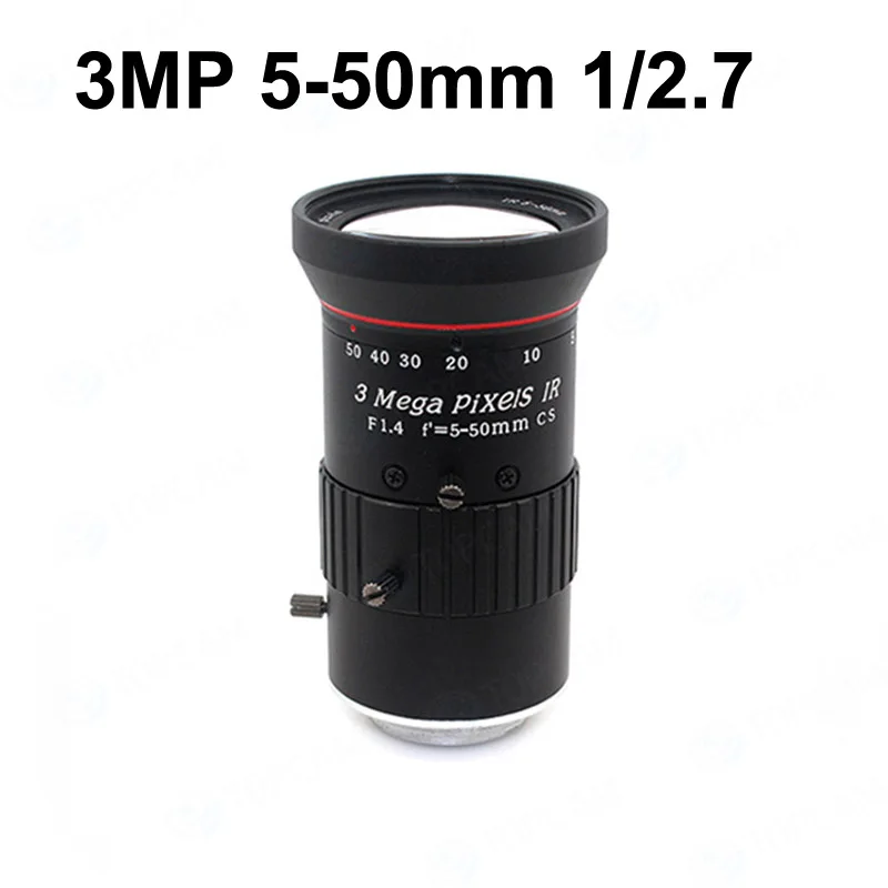 Free Shipping 3.0 Megapixel Varifocal HD CCTV Camera/ITS Lens 5-50mm CS Mount With Manual iris F1.4 For IP Camera
Free Shipping 3.0 Megapixel Varifocal HD CCTV Camera/ITS Lens 5-50mm CS Mount With Manual iris F1.4 For IP Camera