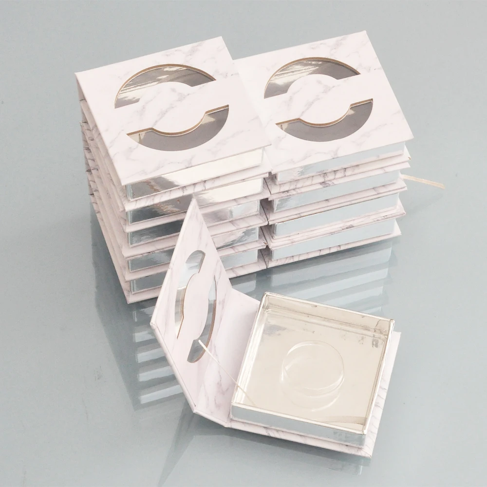 100pcs False Eyelash Packaging Box with custom your Logo Fake 3d Mink eyelashes Box lash strips square marble packing case Empty
100pcs False Eyelash Packaging Box with custom your Logo Fake 3d Mink eyelashes Box lash strips square marble packing case Empty
