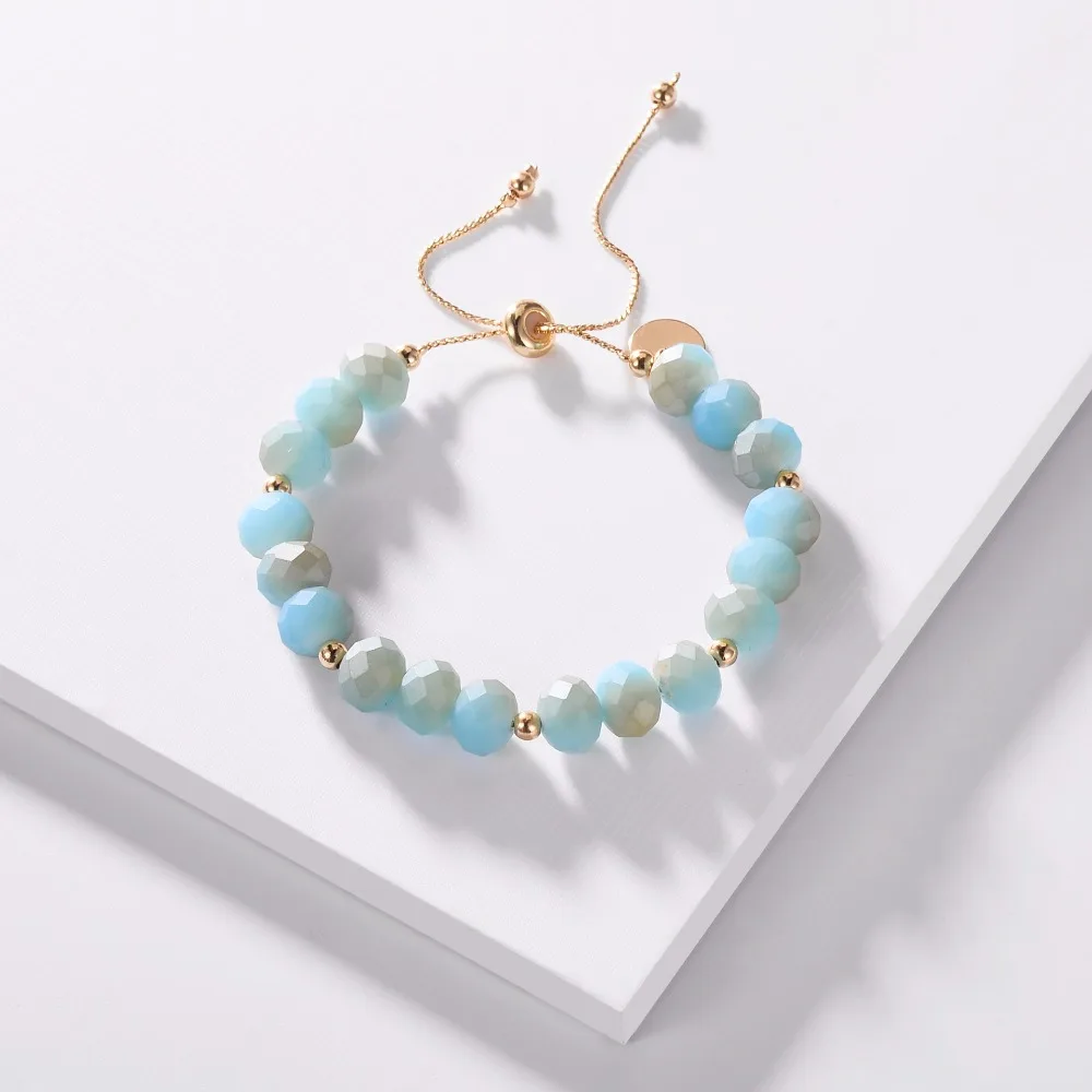 HUIDANG Matte Plating 8MM Crystal Glass Stretchable Bracelet for Girl Women Bracelets Jewelry
HUIDANG Matte Plating 8MM Crystal Glass Stretchable Bracelet for Girl Women Bracelets Jewelry