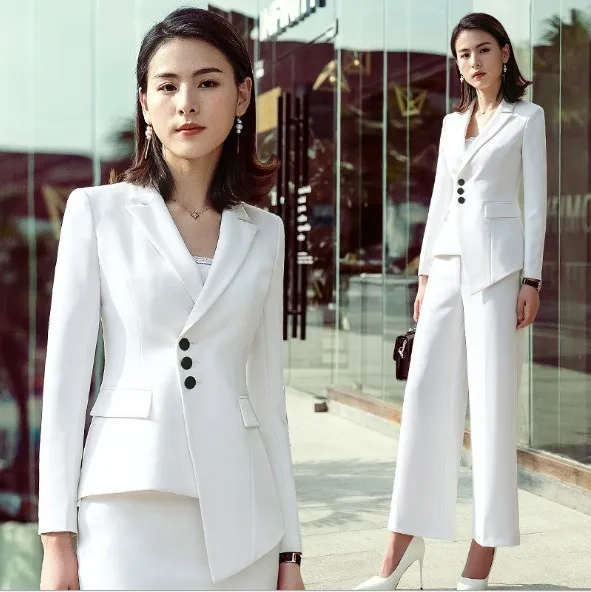 2 Pieces Set Blazer with Skirt Office Uniform Designs Women Elegant Skirts Suit Black White Office Ladies Business Work Outfit
2 Pieces Set Blazer with Skirt Office Uniform Designs Women Elegant Skirts Suit Black White Office Ladies Business Work Outfit