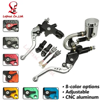 8 Color CNC 7/8" 22mm Universal Motorcycle Front Right Hydraulic Brake Master Cylinder Clutch Levers Fluid Reservoir 17mm Piston
8 Color CNC 7/8" 22mm Universal Motorcycle Front Right Hydraulic Brake Master Cylinder Clutch Levers Fluid Reservoir 17mm Piston