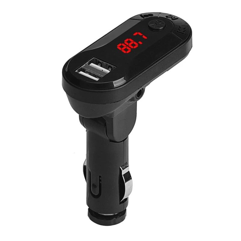 Bluetooth FM Transmitter Car MP3 Audio Player Wireless FM Modulator Hands-free Calls Car Kit USB TF SD Remote
Bluetooth FM Transmitter Car MP3 Audio Player Wireless FM Modulator Hands-free Calls Car Kit USB TF SD Remote