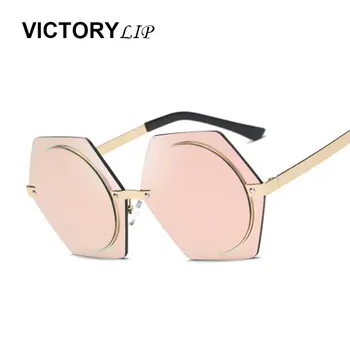 VictoryLip 2017 New Round Luxury Women Sunglasses Brand Design Vintage Shades Female Hexagon Mirror Sun Glasses Hot Sale gafas
VictoryLip 2017 New Round Luxury Women Sunglasses Brand Design Vintage Shades Female Hexagon Mirror Sun Glasses Hot Sale gafas