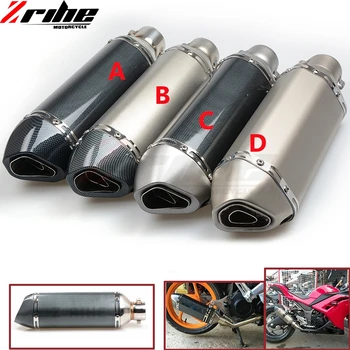 Motorcycle Exhaust Universal Muffler Motorbike 51mm Inlet Exhaust for Kawasaki ZX6R ZX636 ZX10R Z1000 Z750R Z1000SX NINJA 1000
Motorcycle Exhaust Universal Muffler Motorbike 51mm Inlet Exhaust for Kawasaki ZX6R ZX636 ZX10R Z1000 Z750R Z1000SX NINJA 1000