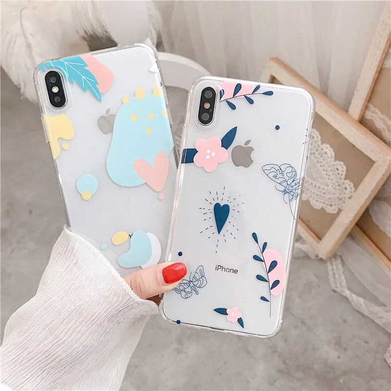 Fresh Flower Leaves Patterned Cases for Iphone 6S/6 Plus X Xr Xs Max Case Transparent Soft TPU Cover for Iphone 7 8 Plus Case
Fresh Flower Leaves Patterned Cases for Iphone 6S/6 Plus X Xr Xs Max Case Transparent Soft TPU Cover for Iphone 7 8 Plus Case